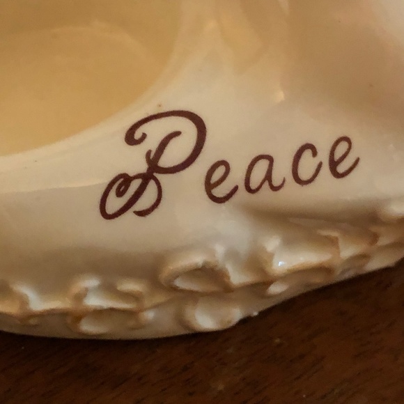 ✨SALE Set of 3 Angel Porcelain tea light Candle Holders Believe Hope Peace NIB - Picture 10 of 12